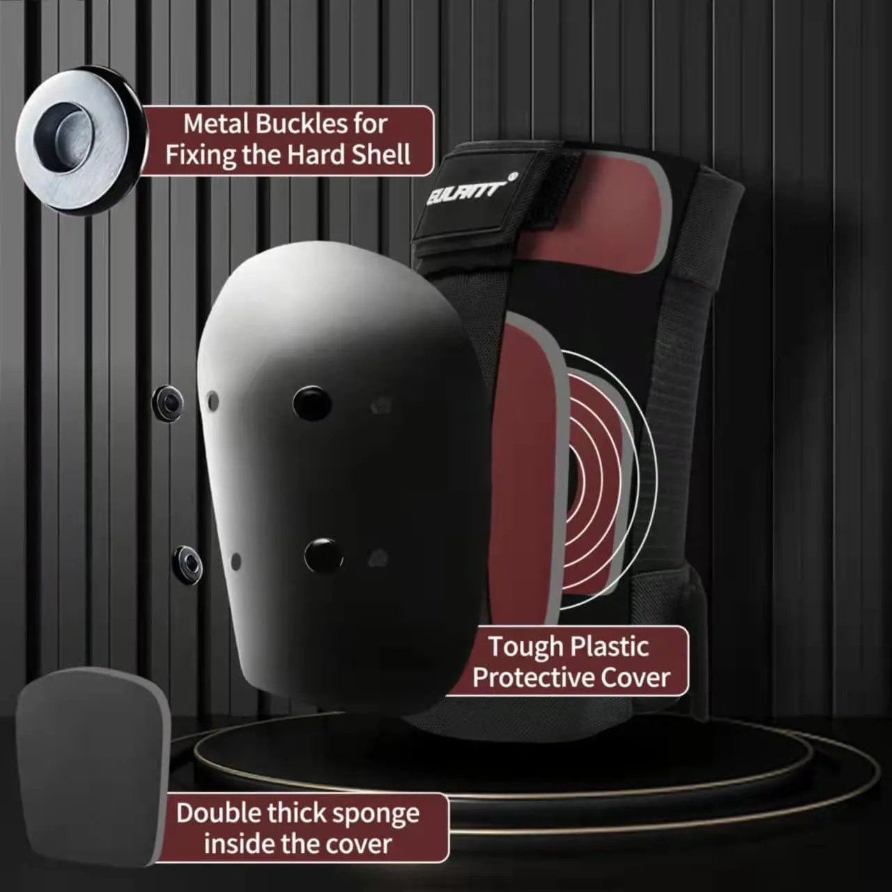 ONTYZZ Protective Gear Set Knee and Elbow Pads with Wrist Guards Inline Skate Protector for Teenagers and Adults for Inline Skating Cycling Bike Rollerblading Scooter