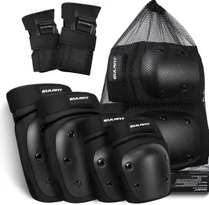 ONTYZZ Protective Gear Set Knee and Elbow Pads with Wrist Guards Inline Skate Protector for Teenagers and Adults for Inline Skating Cycling Bike Rollerblading Scooter