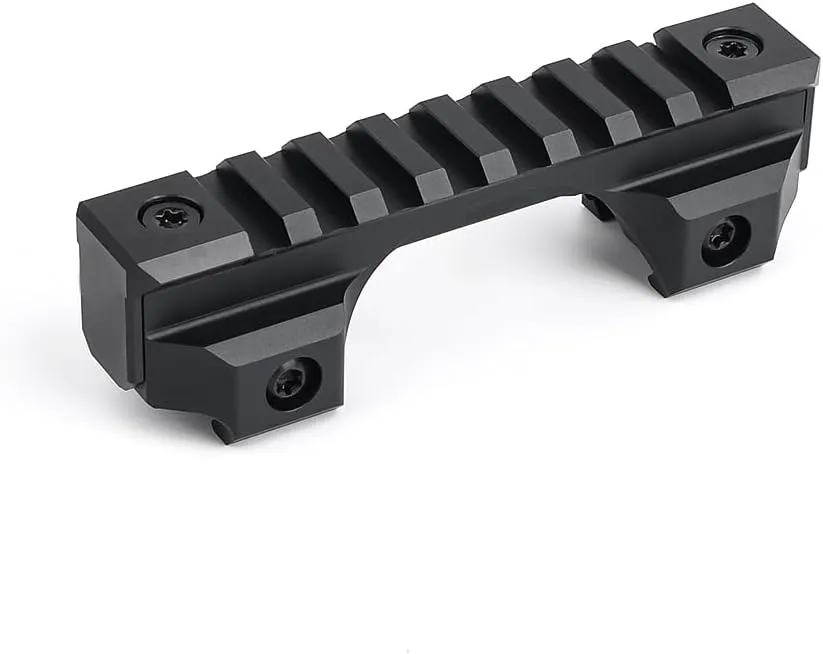 Optic Red Dot Sight Riser Mount Modular Picatinny Lightweight Lower 1/3 Direct Mount,Platform Expansion for MP5 CQB,8/11/14 Slots