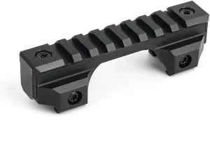 Optic Red Dot Sight Riser Mount Modular Picatinny Lightweight Lower 1/3 Direct Mount,Platform Expansion for MP5 CQB,8/11/14 Slots