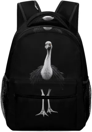 Ostrich Laptop Backpack Casual Backpacks Travel Daypack Lightweight Bag for School Work