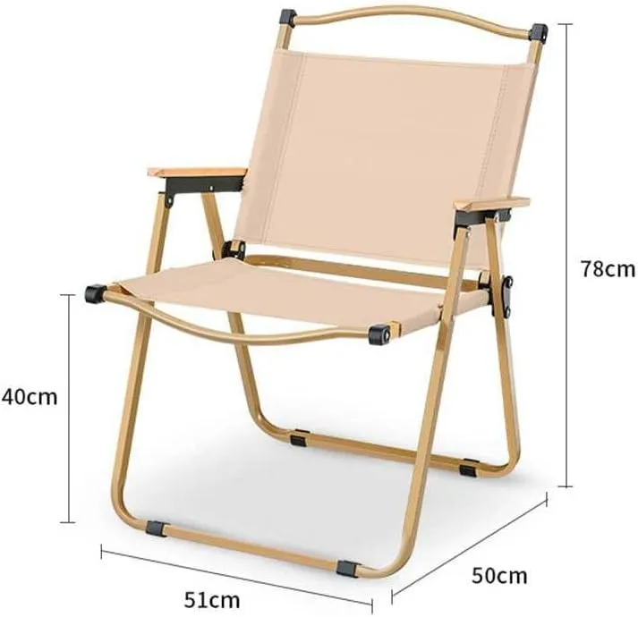 Outdoor Camping Chair, Lightweight Camping Chair, Portable Lawn Folding Chairs, Ultra-Compact Folding Chair