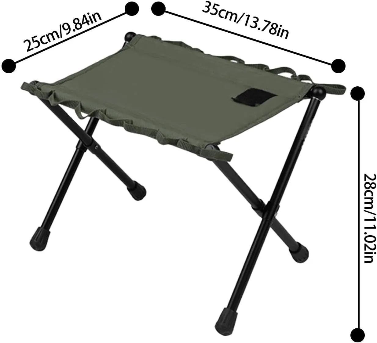 Outdoor Camping Stool | Portable Camping Chair | Outdoor Stool Chair, Fabric Folding Stool, Portable Camping Chair, Heavy Duty Folding Chairs, Oxford Folding Chairs, for Your Outdoor Adventures