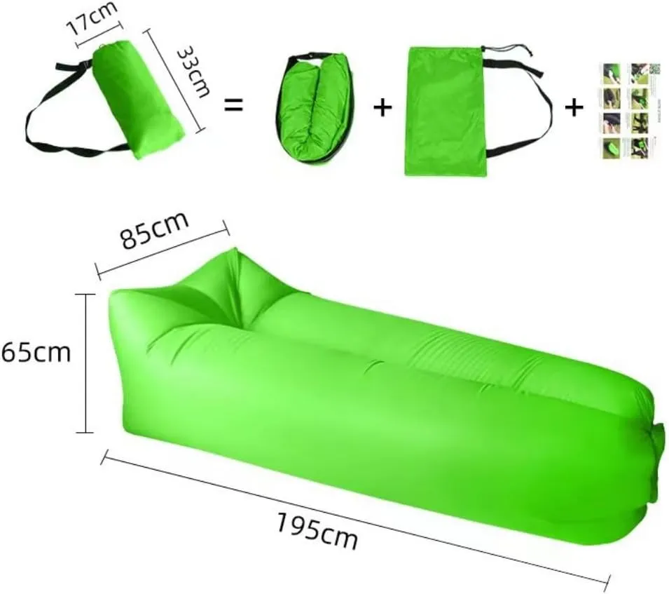 Outdoor Inflatable Sofa Sleeping Bag picnics and Camping