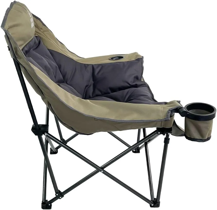 Oversized Folding Camping Chair - Portable and Comfortable, 400 lbs. Weight Capacity - Perfect for Camping and Outdoor Activities