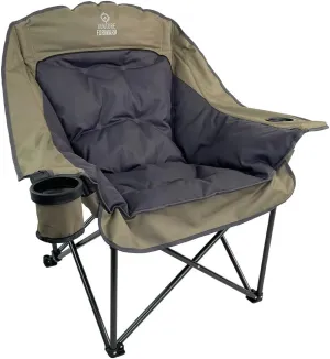 Oversized Folding Camping Chair - Portable and Comfortable, 400 lbs. Weight Capacity - Perfect for Camping and Outdoor Activities