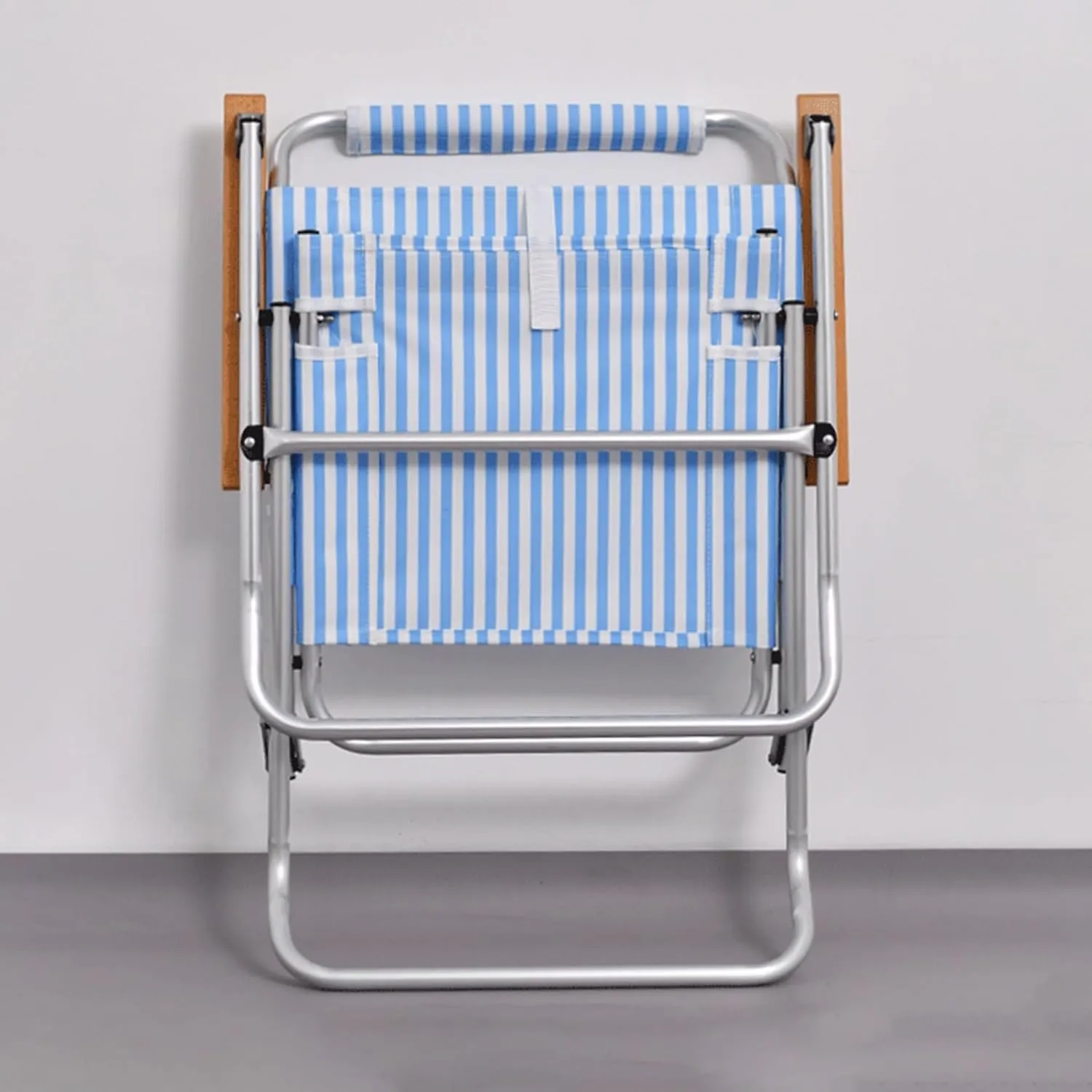 Oxford Cloth Folding Chair, Portable Outdoor Folding Chairs, Folding Dining Chair, All-Aluminum Alloy Bracket Structure, Suitable for Courtyard, Terrace, Picnic(Green)