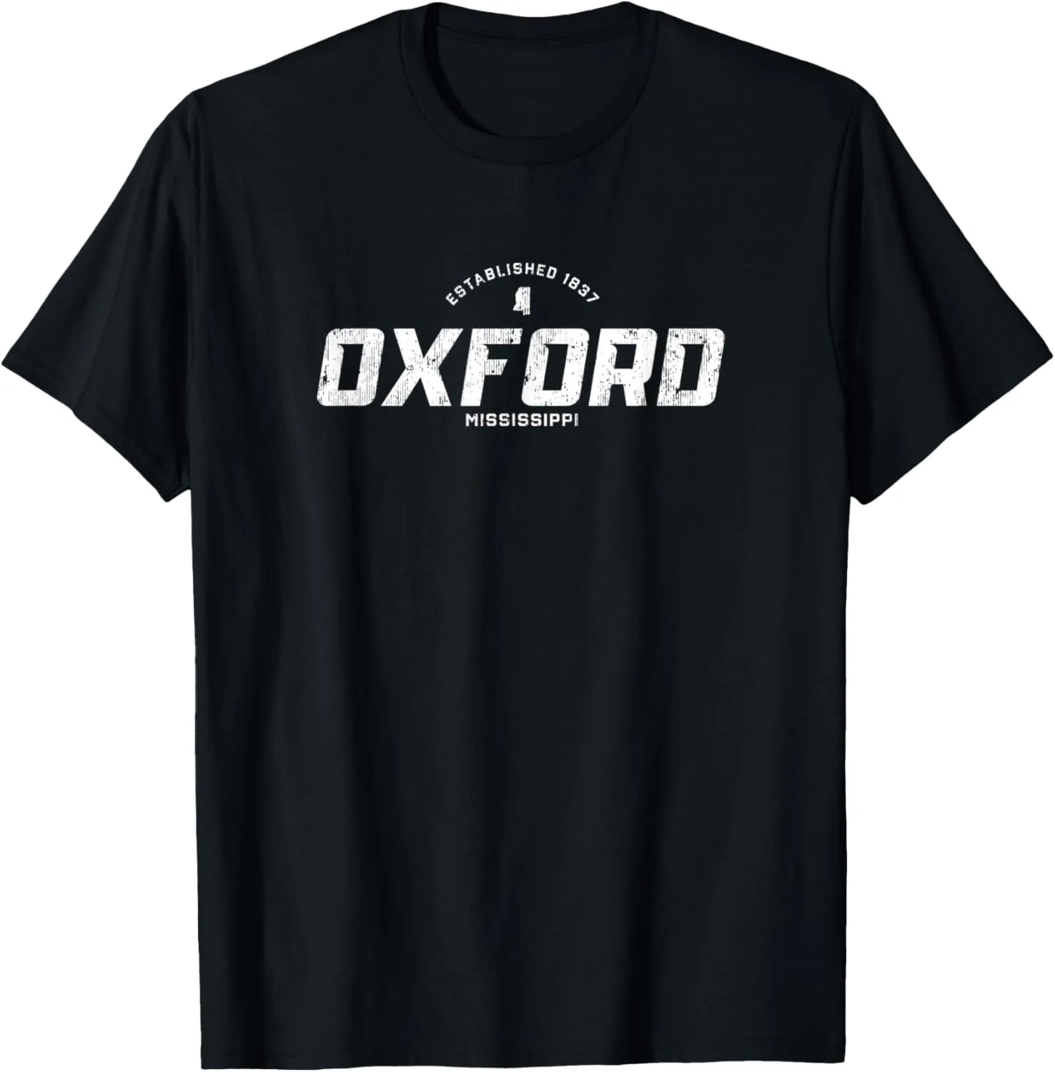 Oxford Mississippi MS Vintage Athletic Sports Logo T-Shirt