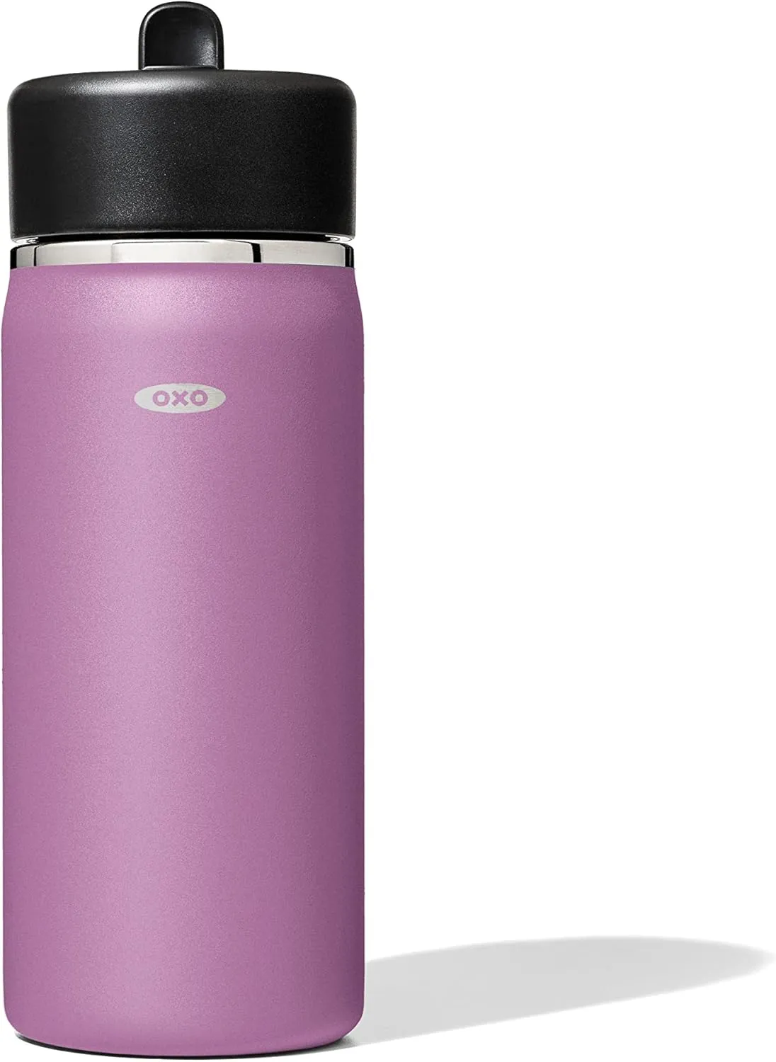 OXO Strive 16oz Wide Mouth Water Bottle with Straw Lid - Amethyst