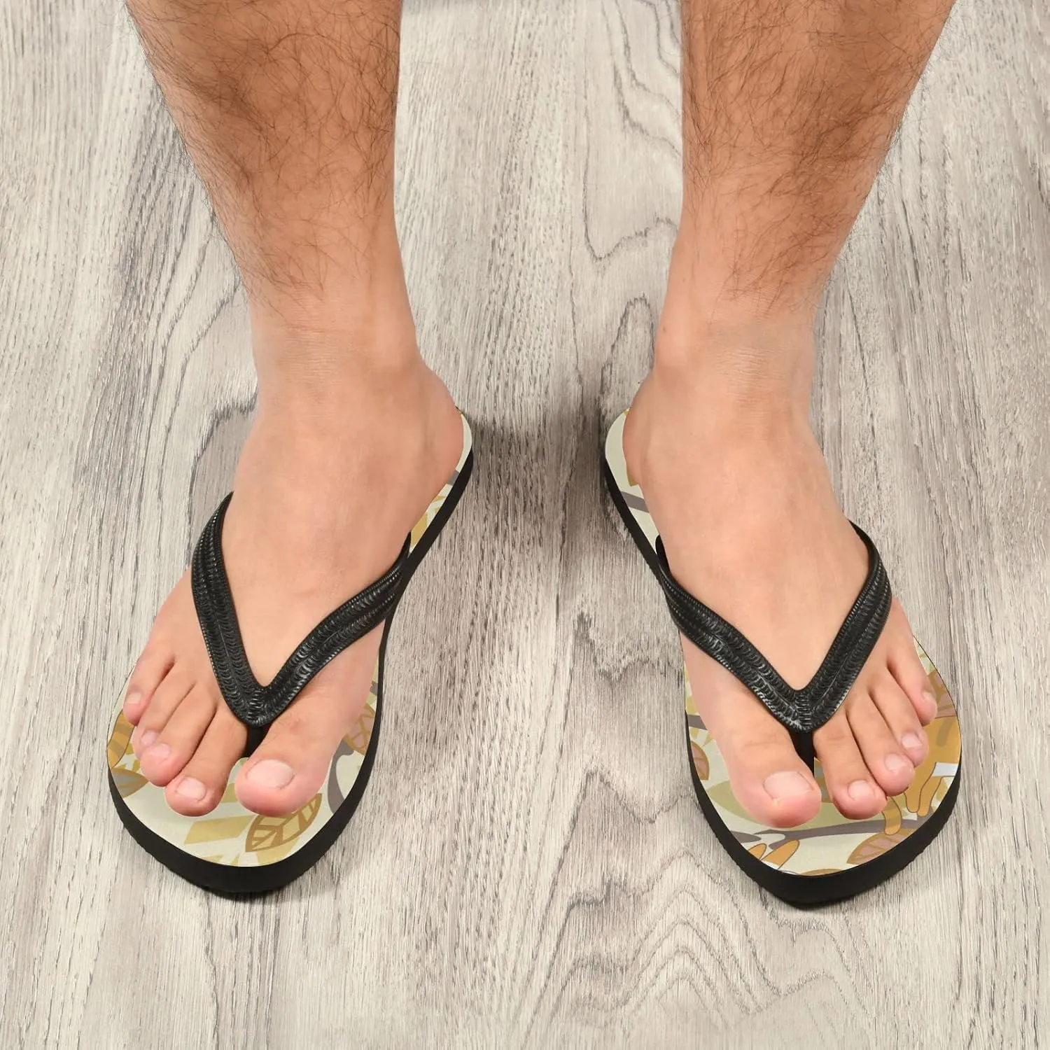 Oyihfvs Flip Flops Flip Sandal Home Slippers Hotel Spa Bedroom for Men Women XS-XXL
