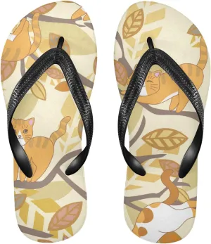Oyihfvs Flip Flops Flip Sandal Home Slippers Hotel Spa Bedroom for Men Women XS-XXL