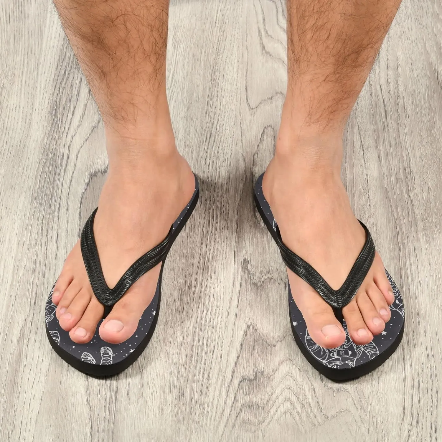Oyihfvs Flip Flops Flip Sandal Home Slippers Hotel Spa Bedroom for Men Women XS-XXL