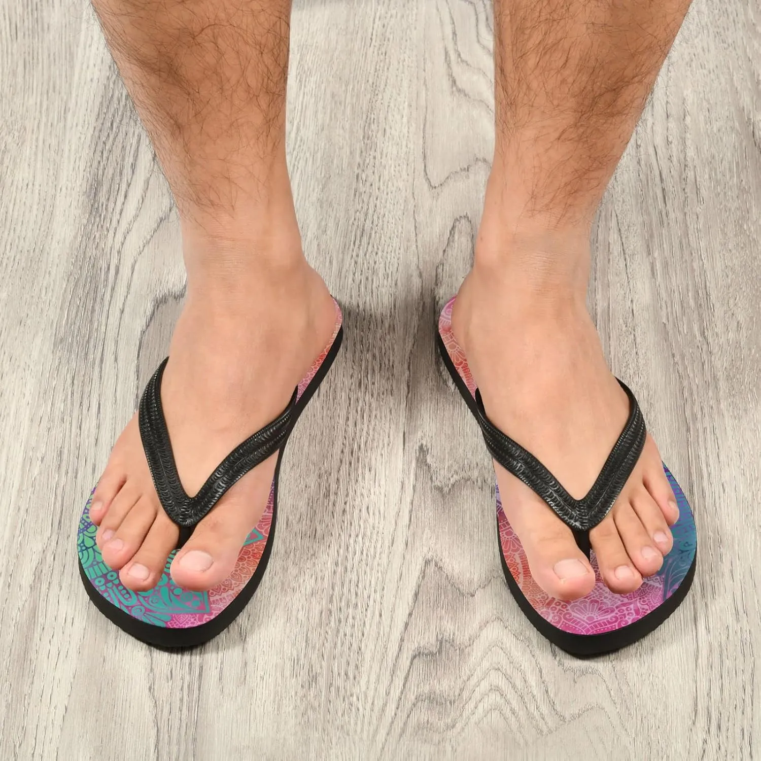 Oyihfvs Flip Flops Flip Sandal Home Slippers Hotel Spa Bedroom for Men Women XS-XXL