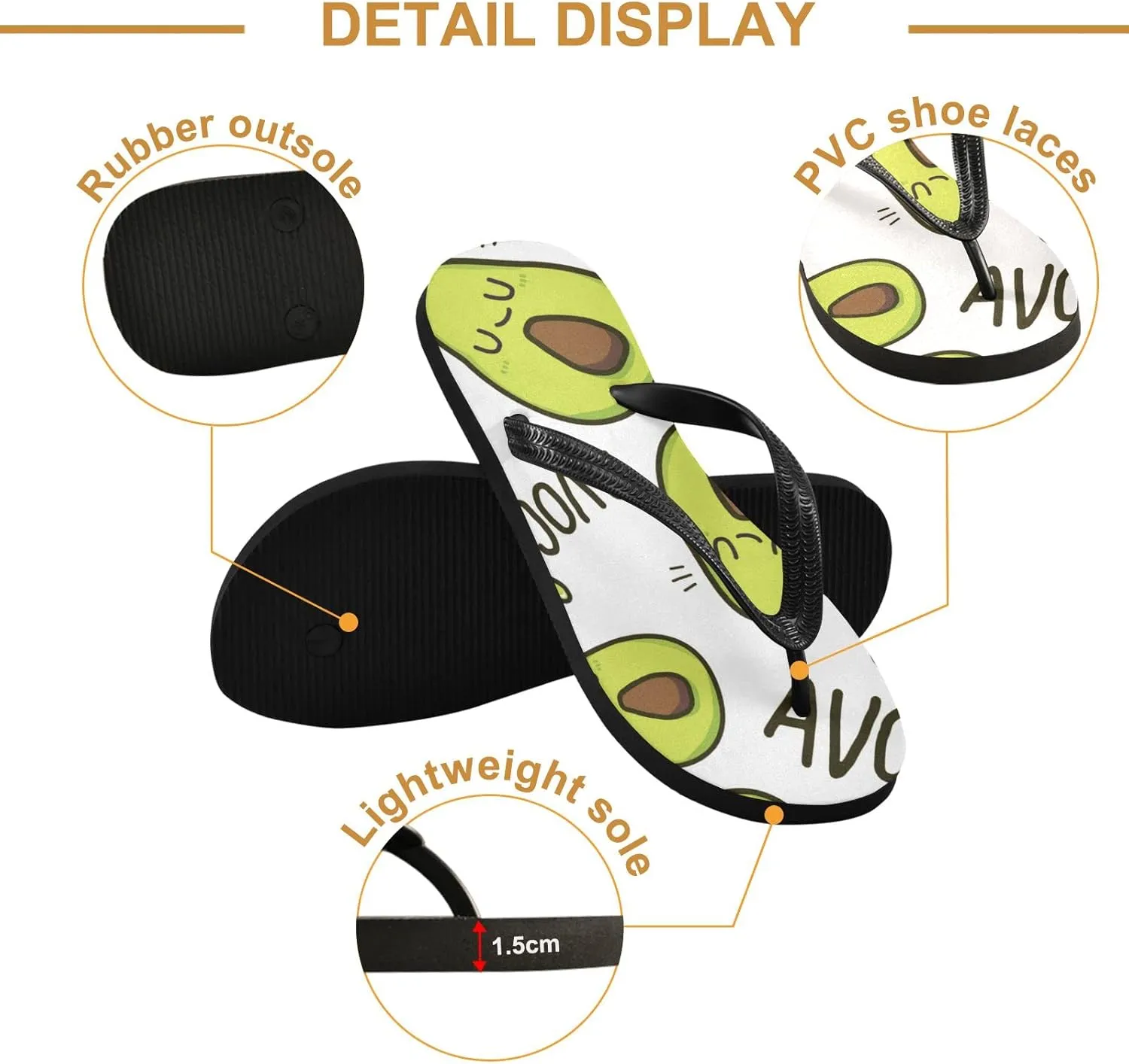 Oyihfvs Flip Flops Flip Sandal Home Slippers Hotel Spa Bedroom for Men Women XS-XXL