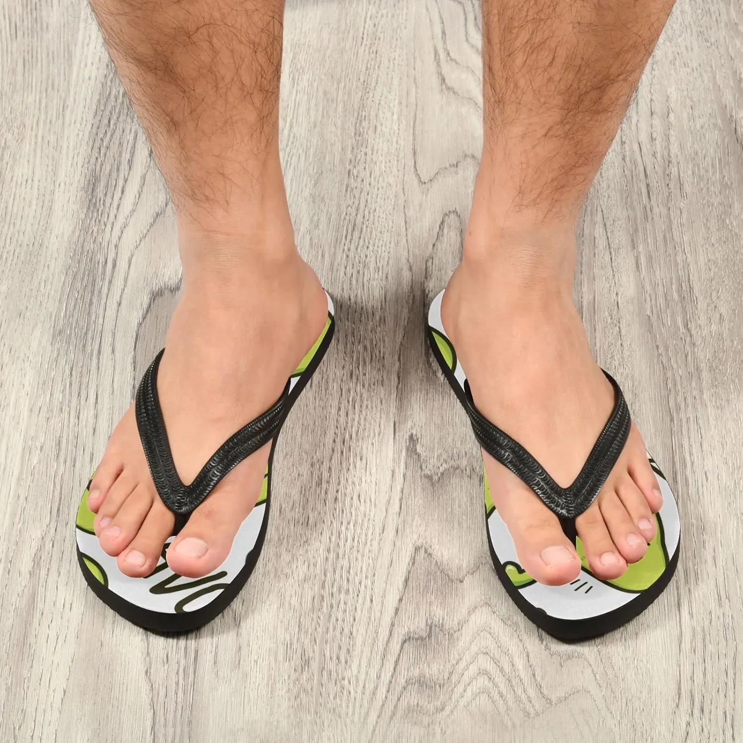 Oyihfvs Flip Flops Flip Sandal Home Slippers Hotel Spa Bedroom for Men Women XS-XXL