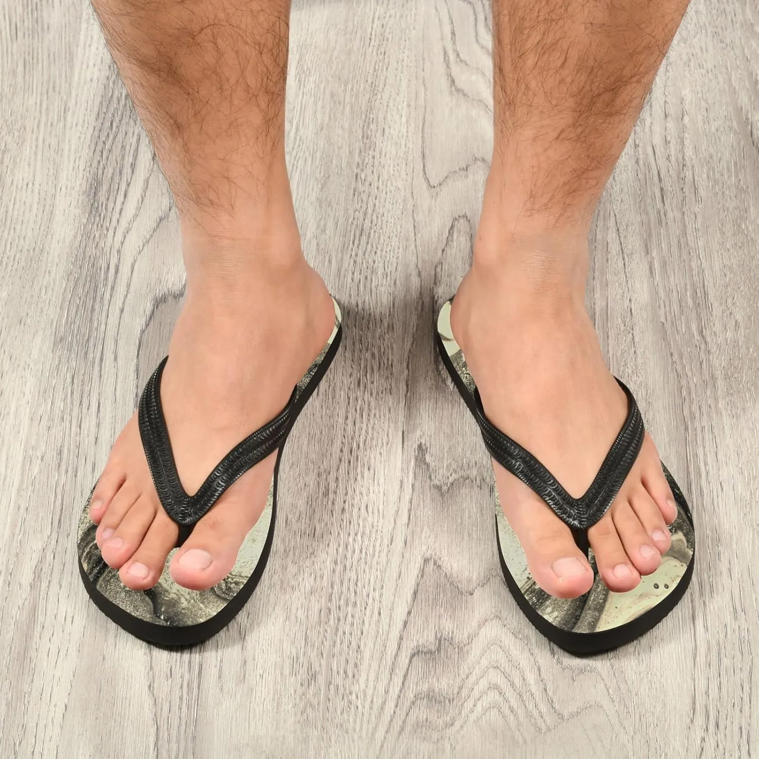 Oyihfvs Flip Flops Flip Sandal Home Slippers Hotel Spa Bedroom for Men Women XS-XXL