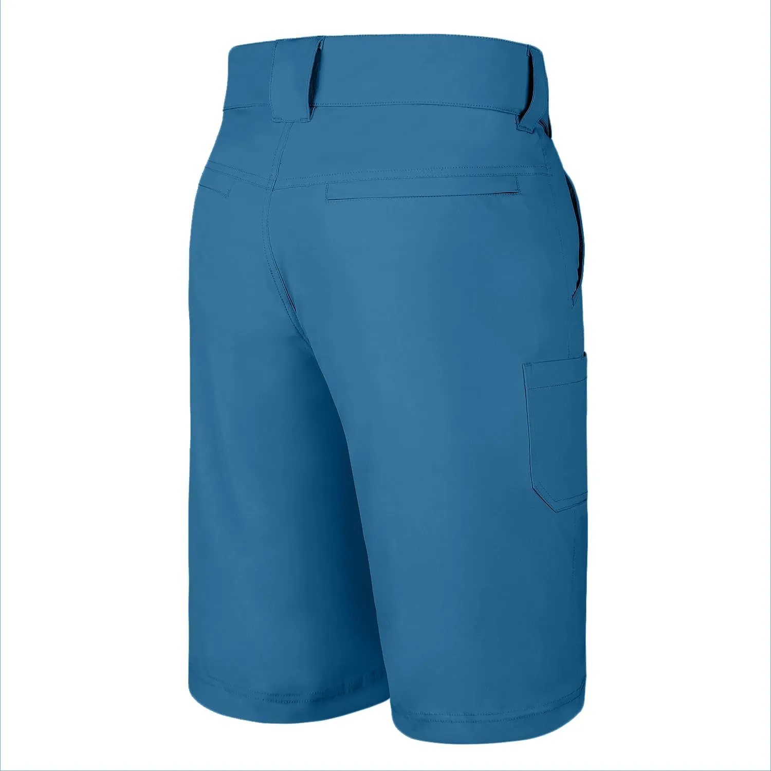 Palmyth Men's Fishing Short Quick Dry 10.5” Sun Protection UV UPF 50  Cargo Shorts Water Resistant for Saltwater Freshwater