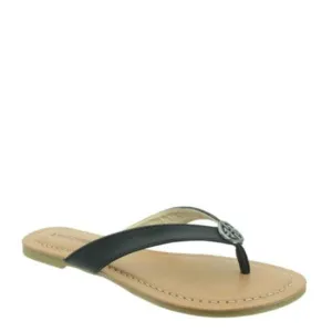 Pierre Dumas Kid's Fanny-5 Thong Sandal - Black 41450-101