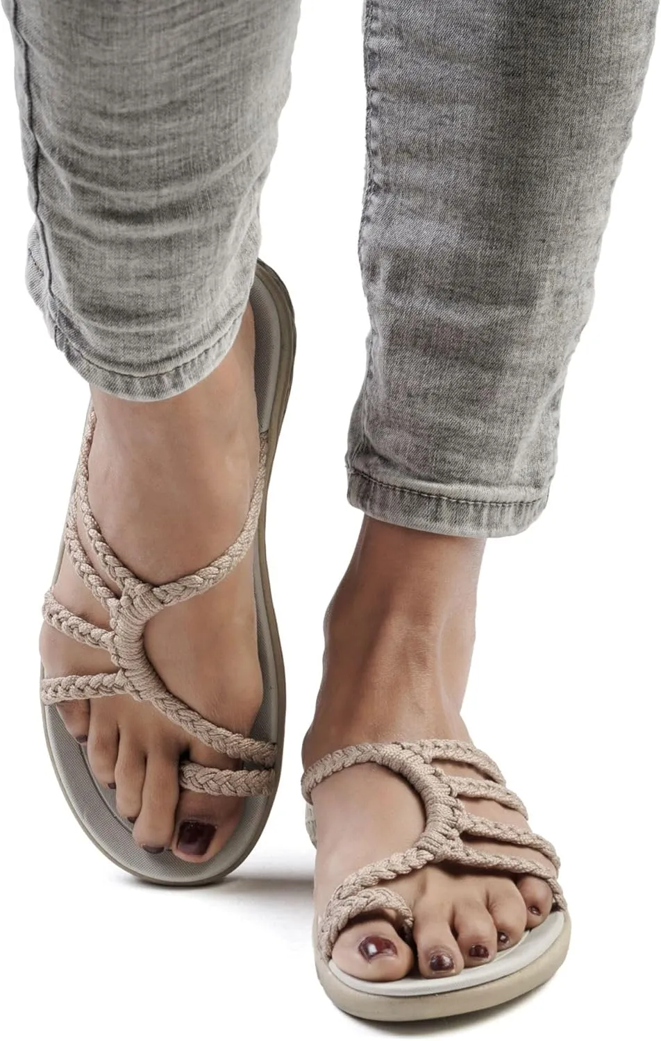 Plaka Wave Flip Flops for Women with Arch Support – Comfortable Womens Flip Flops for Walking – Lightweight Vegan Summer Sandals – Water Resistant and Stylish Beach Slides
