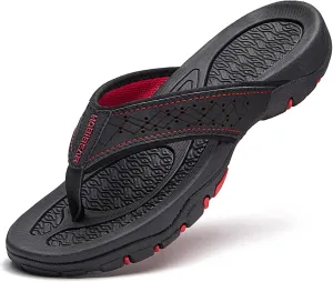 PowerTRC Men's Flip Flops Beach Sandals Indoor And Outdoor Thong Sandals Sport And Casual Wear