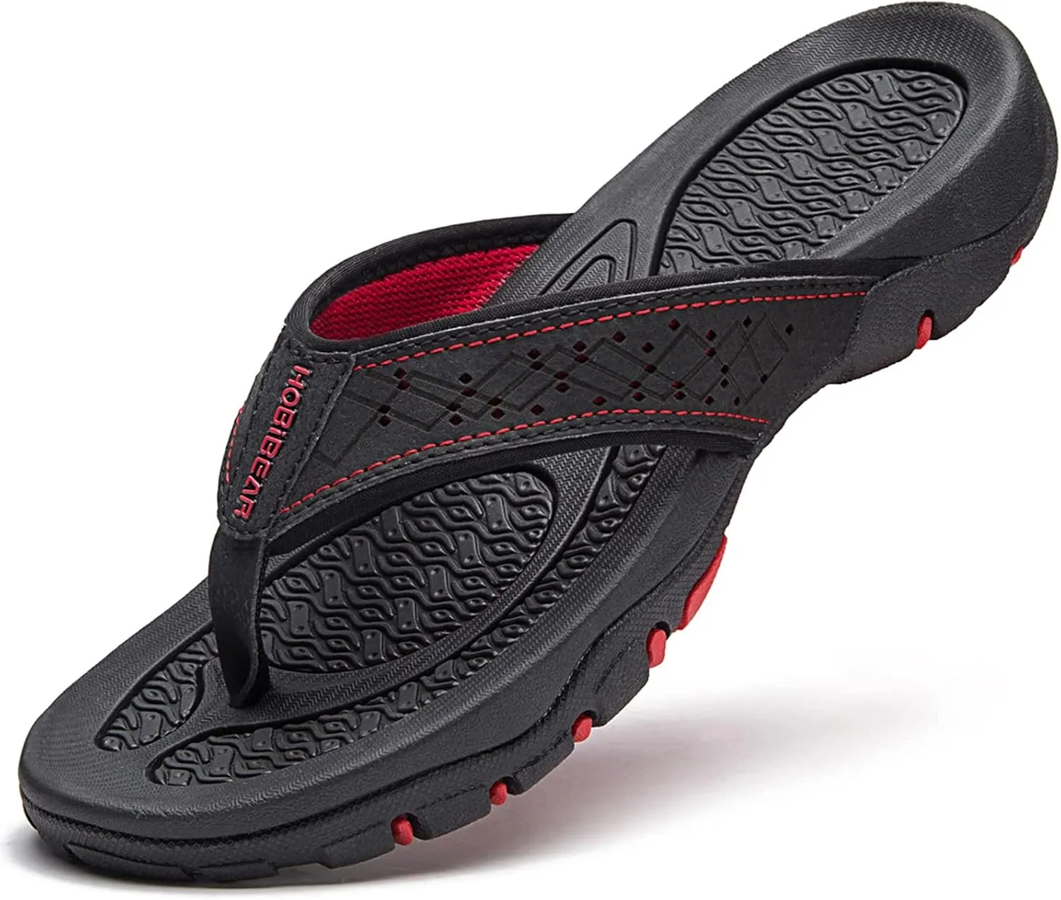 PowerTRC Men's Flip Flops Beach Sandals Indoor And Outdoor Thong Sandals Sport And Casual Wear
