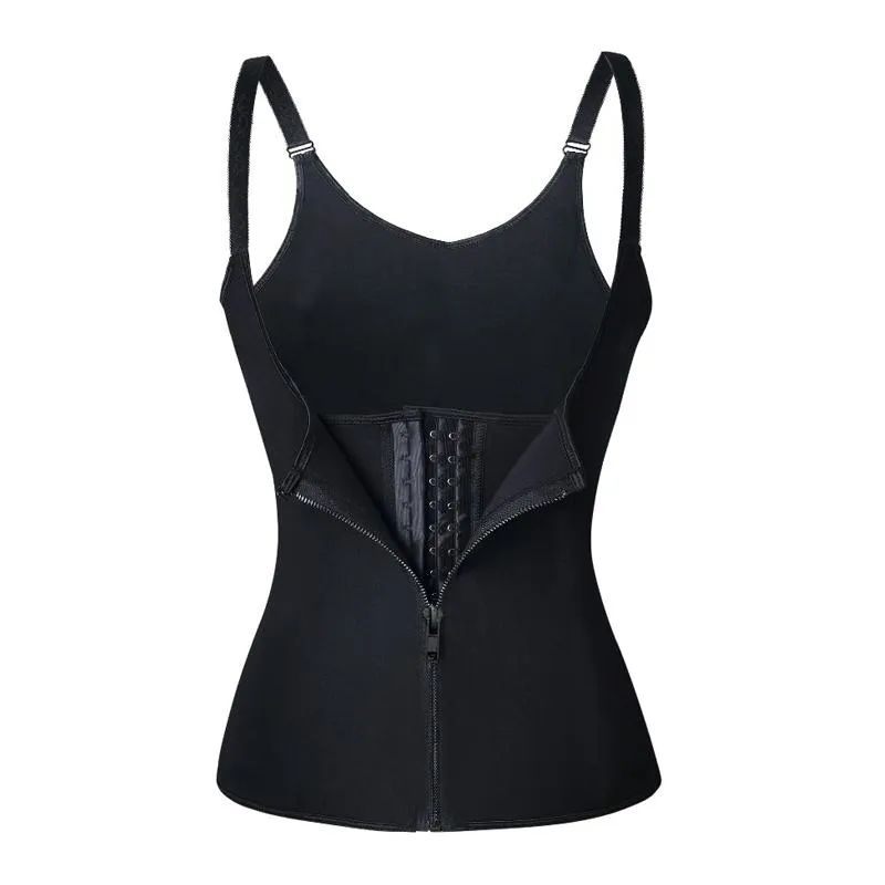 prowaist™ - Black Zip Hook Waist Trainer