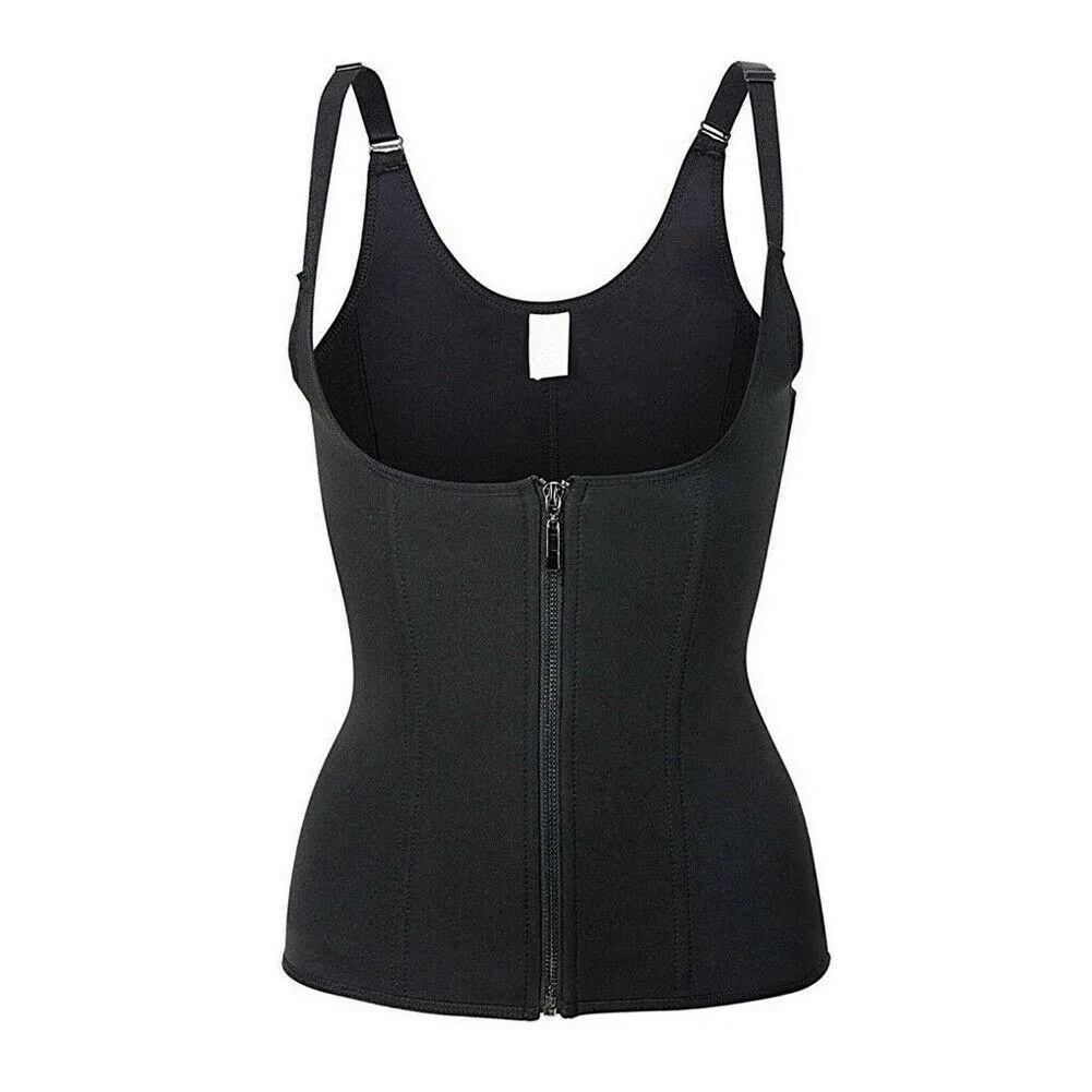 prowaist™ - Black Zip Hook Waist Trainer