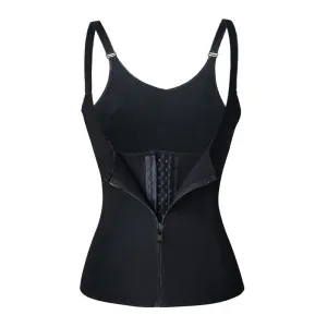 prowaist™ - Black Zip Hook Waist Trainer