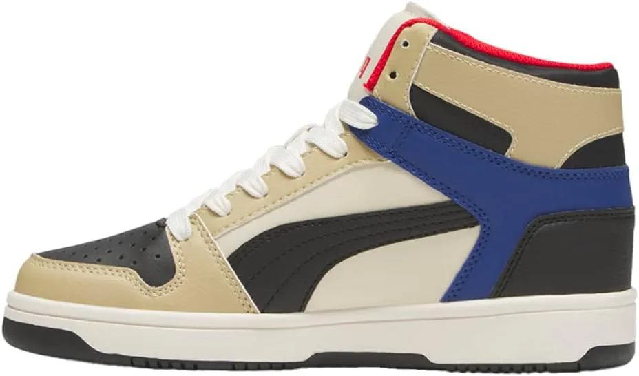 PUMA Unisex-Child Rebound Layup Mid Sneaker