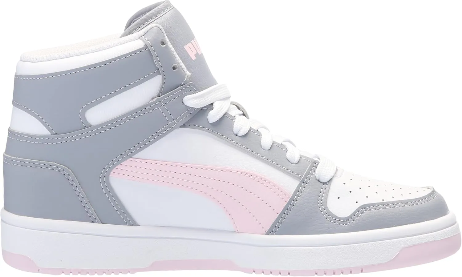 PUMA Unisex-Child Rebound Layup Mid Sneaker