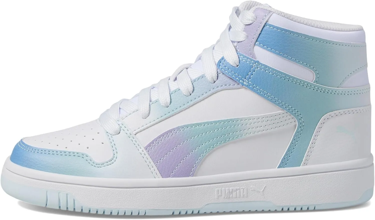 PUMA Unisex-Child Rebound Layup Synthetic Leather Hook and Loop Sneaker