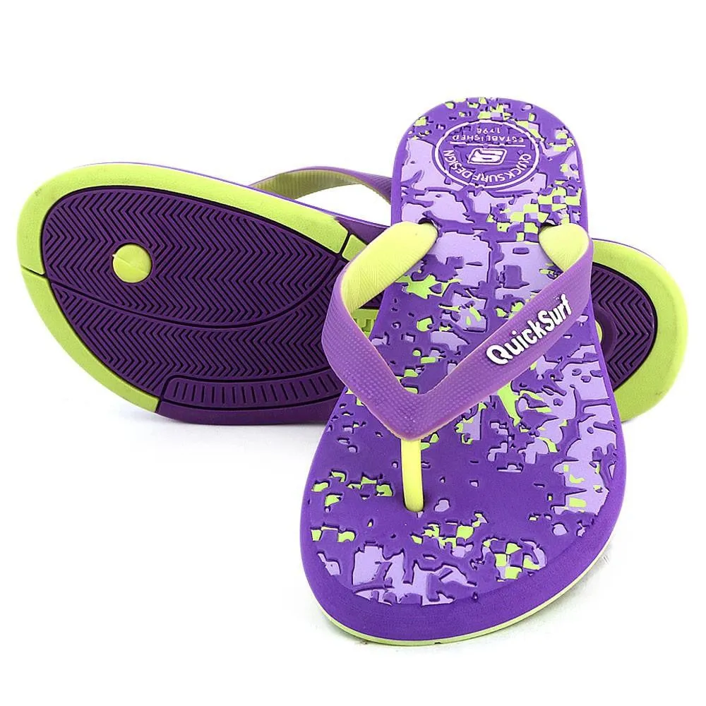 Quick Surf Women's Flip Flop Slippers 2595 - Purple