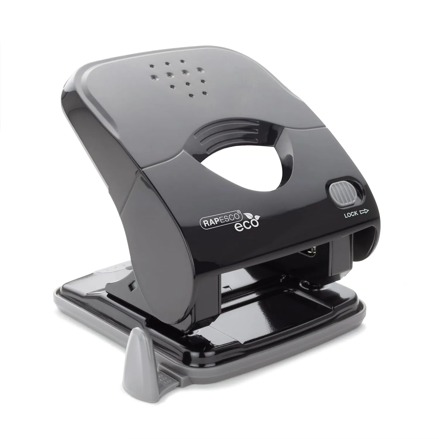 Rapesco ECO X5-40ps Less Effort 2 Hole Punch (40 Sheets) (Black)