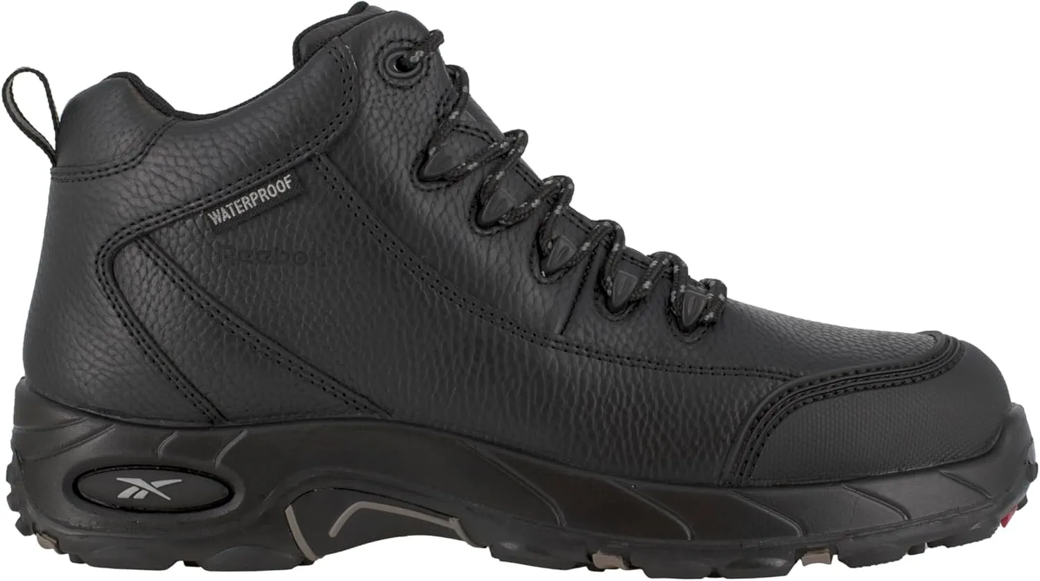 Reebok Work Men's RB4555 Tiahawk Safety Composite Toe Waterproof Sport Work Boot Black