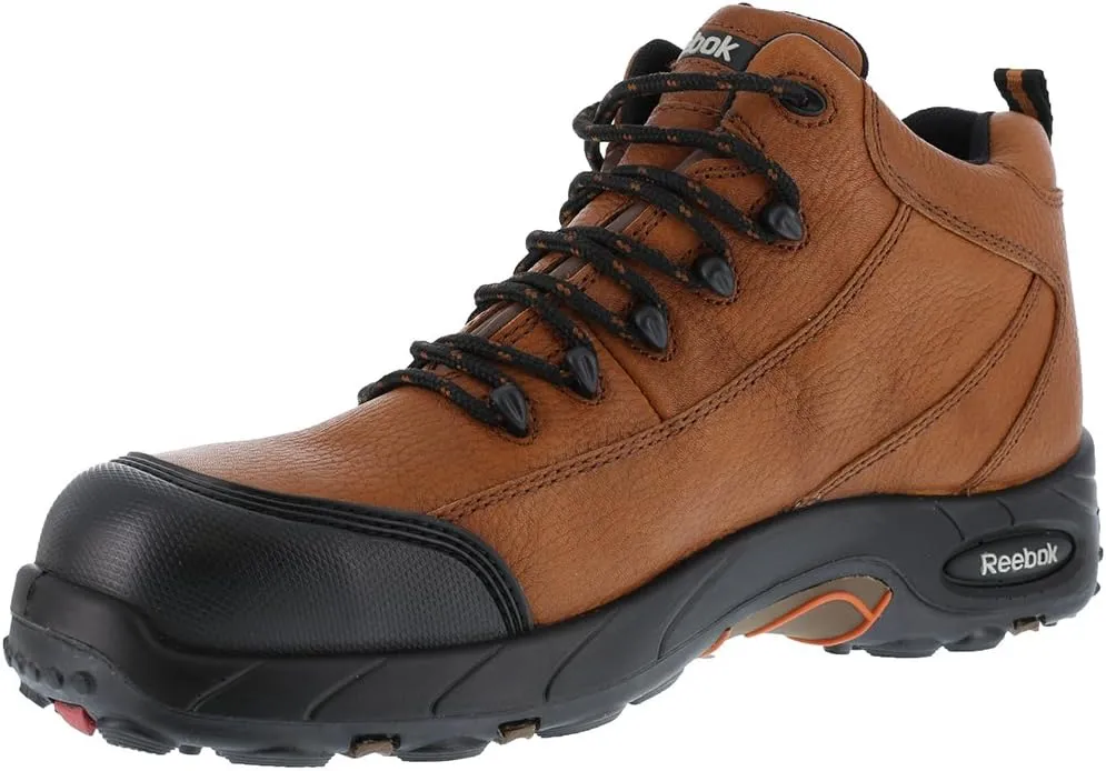 Reebok Work Men's RB4555 Tiahawk Safety Composite Toe Waterproof Sport Work Boot Black