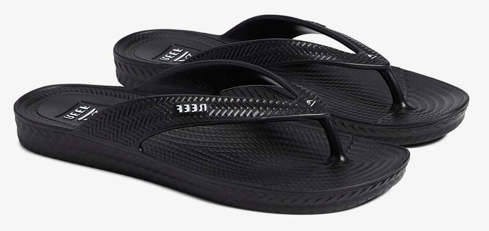 Reef Women's Water Court Black, White , Pink Flipflop Sandal