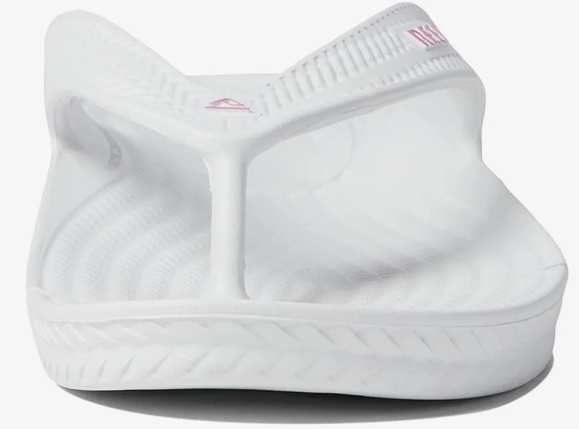 Reef Women's Water Court Black, White , Pink Flipflop Sandal