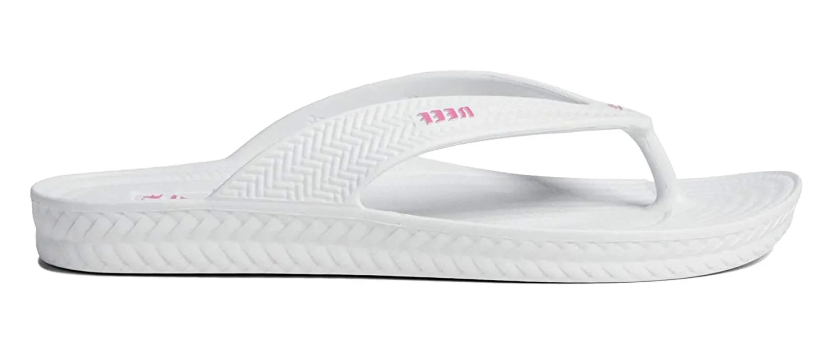 Reef Women's Water Court Black, White , Pink Flipflop Sandal