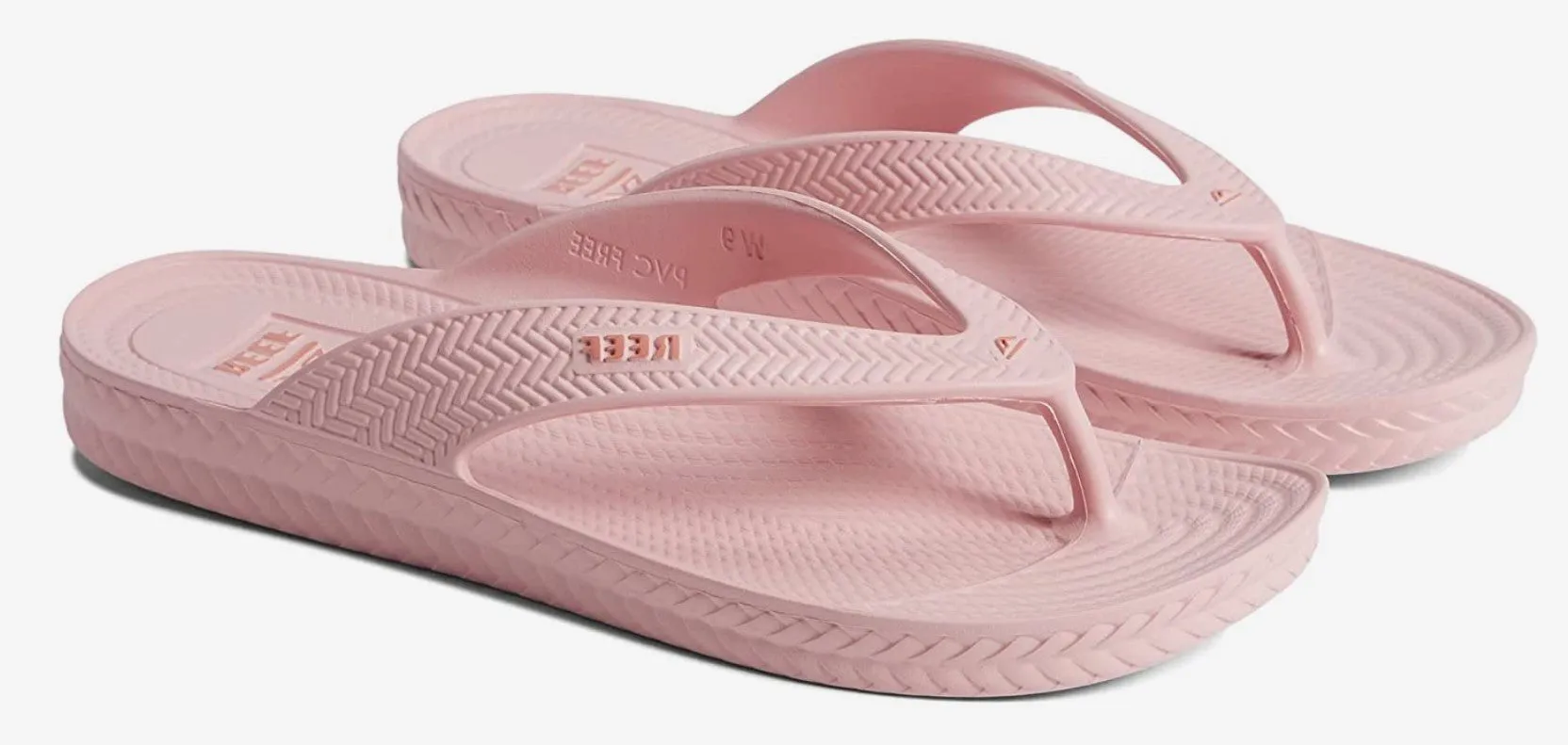 Reef Women's Water Court Black, White , Pink Flipflop Sandal