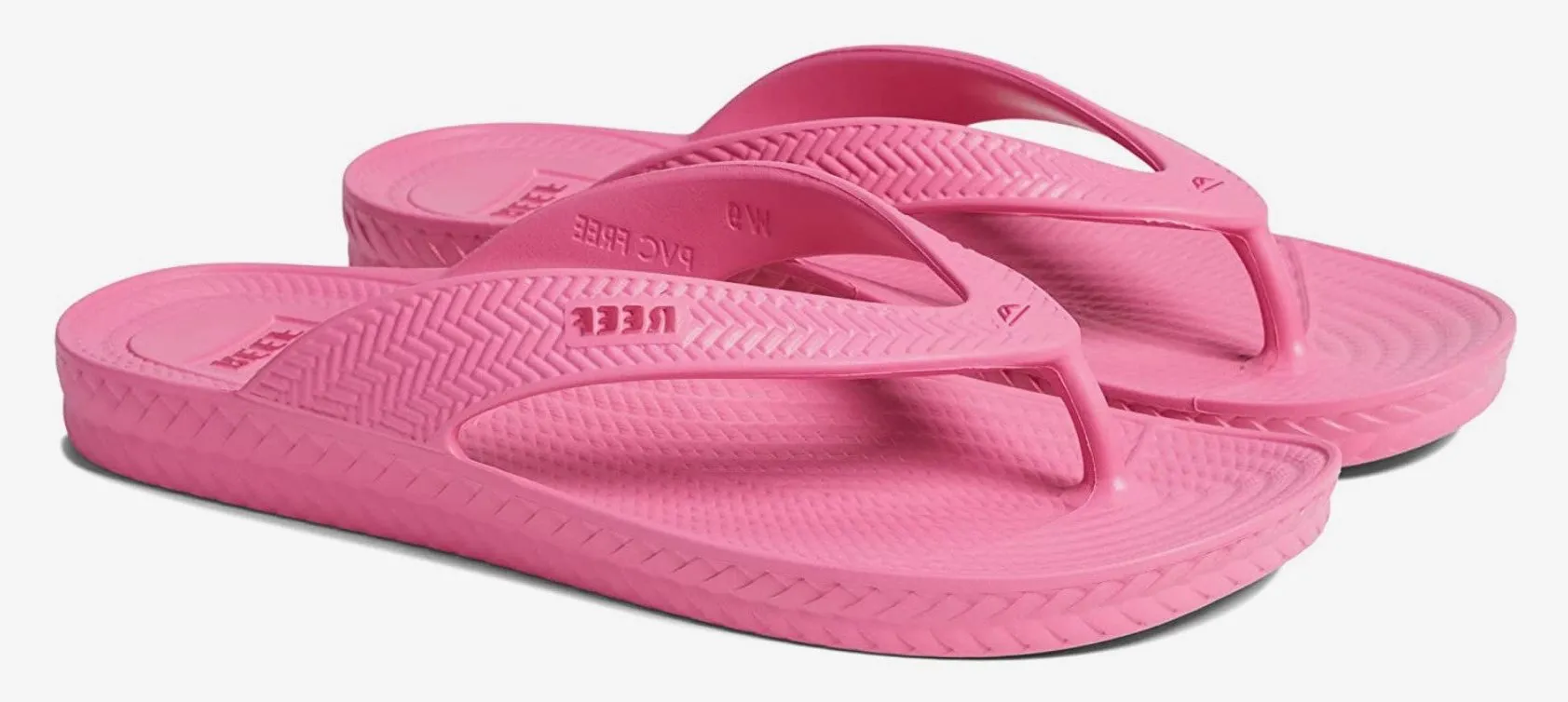 Reef Women's Water Court Black, White , Pink Flipflop Sandal