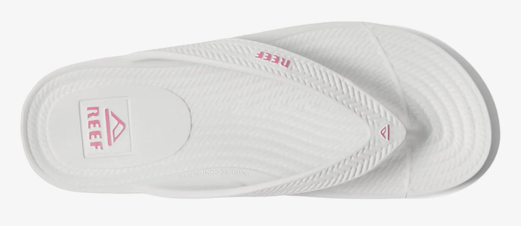 Reef Women's Water Court Black, White , Pink Flipflop Sandal