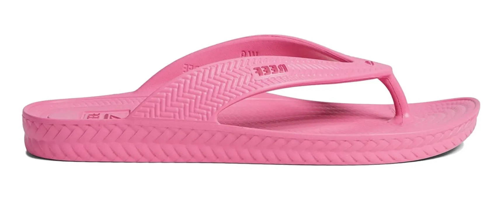 Reef Women's Water Court Black, White , Pink Flipflop Sandal