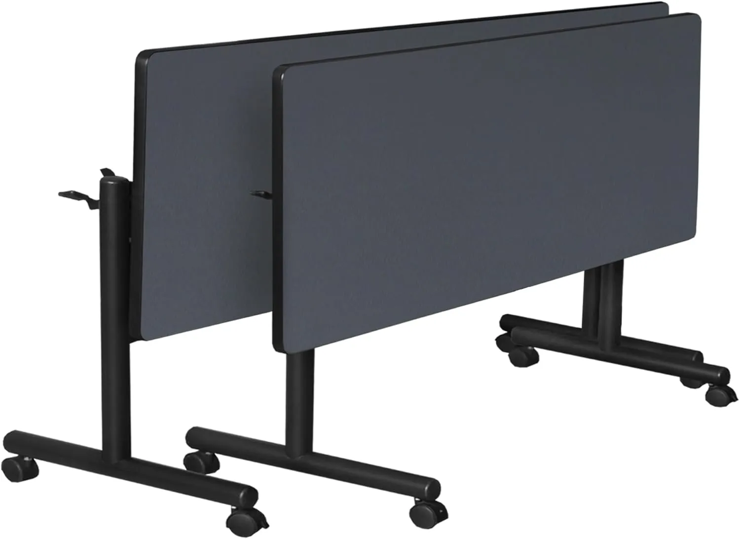 Regency Kobe 60 x 24 in. Flip-Top Training Nesting Table- Grey