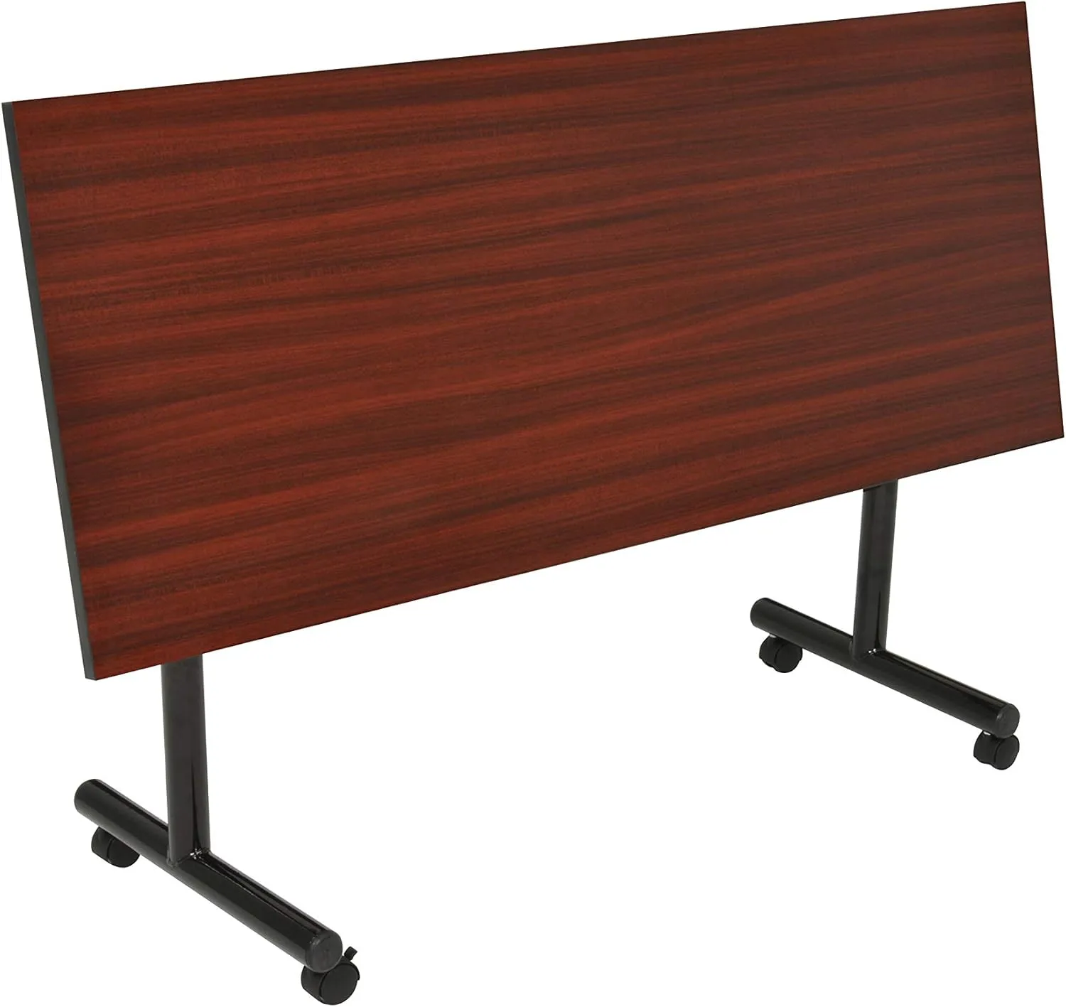 Regency Kobe 60 x 24 in. Flip-Top Training Nesting Table- Mahogany