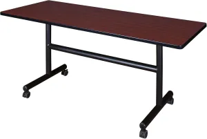 Regency Kobe 60 x 24 in. Flip-Top Training Nesting Table- Mahogany