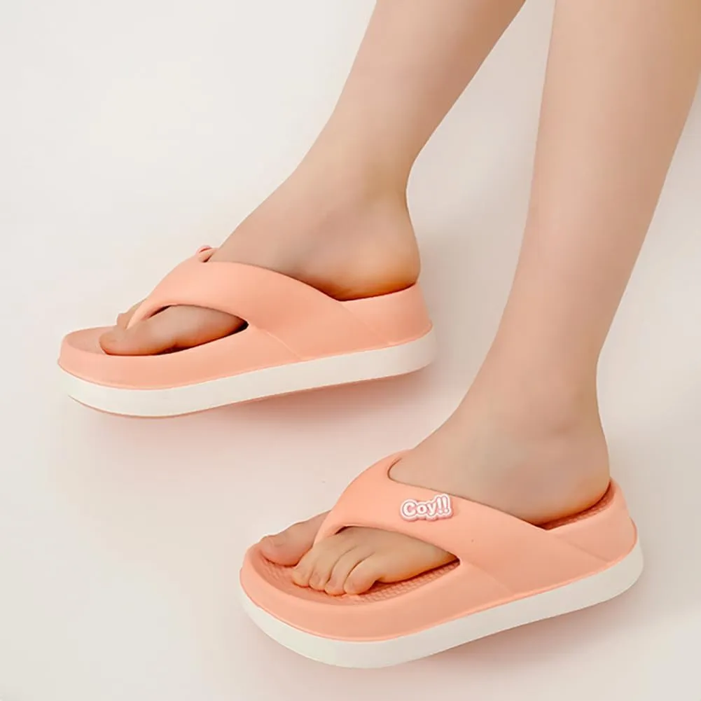 Rungion Womens Cute Flip Flops Slipper Comfort Walking Thong Sandals with Arch Support Slip On Indoor Outdoor for Summer Beach