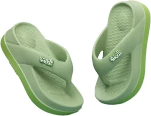 Rungion Womens Cute Flip Flops Slipper Comfort Walking Thong Sandals with Arch Support Slip On Indoor Outdoor for Summer Beach