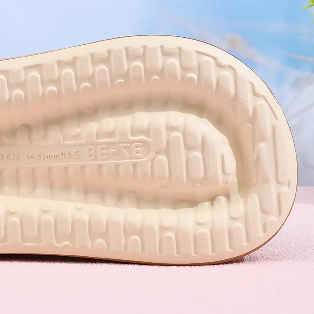 Rungion Womens Cute Flip Flops Slipper Comfort Walking Thong Sandals with Arch Support Slip On Indoor Outdoor for Summer Beach
