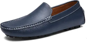 Santimon Mens Casual Loafer Slip-on Moccasin Boat Shoes Flat Driving Shoes