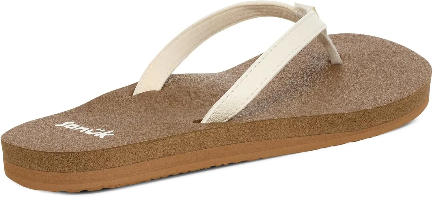 Sanuk Yoga Joy | Flip Flops for Women | Yoga Sandals For Women | Women's Beach Sandals | Memory Foam Footbed